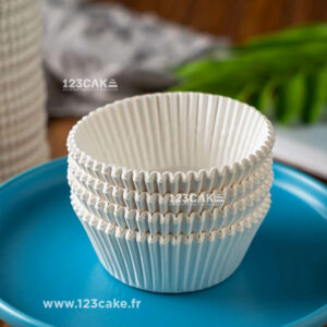 Pack Économique de 100 Caissettes en Papier pour Cupcakes et Muffins - Diamètre de 6.5cm / Hauteur 3cm