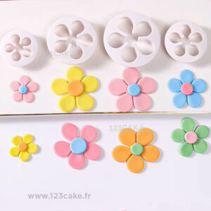 Emporte-Pièces en Forme de Fleur de Différentes Tailles
