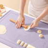 Tapis de Pétrissage en Silicone 123Cake-Epaisseur 5mm - Existe en 3 dimensions - Prépare ta Pâte avec Précision
