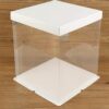 Boîte Luxe pour Layer Cake Transparente Carrée Haute