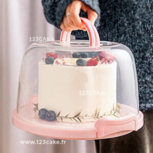 Boîte Transport Gâteau Réutilisable - Ø 30 cm x H 21 cm