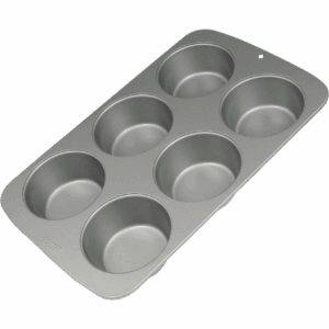 Moule à Gros Cupcakes à Muffins 6 Tasses 9x4cm PME