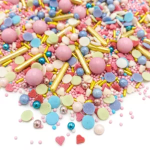Sprinkles Cake Design - Assortiment de 90g Couleurs Rose Bleu Rouge Metalique