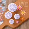 Emporte-pièces marguerites - Pack de 4 tailles pour pâtisserie créative