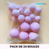 Pack de 20 Boules Décoration Gâteau – Parfaites pour Personnaliser vos Créations Sucrées 🎂✨
