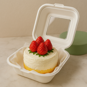 Boîte Bento Cake Réutilisable 15x15x8cm – Pack de 10 pcs | 123Cake
